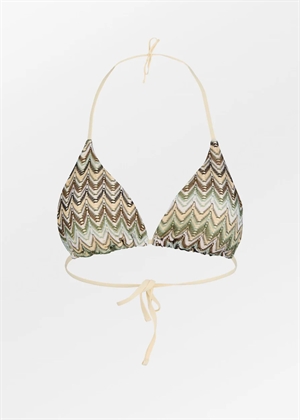 Amber Bel bikini top Beetle Green Becksøndergaard 